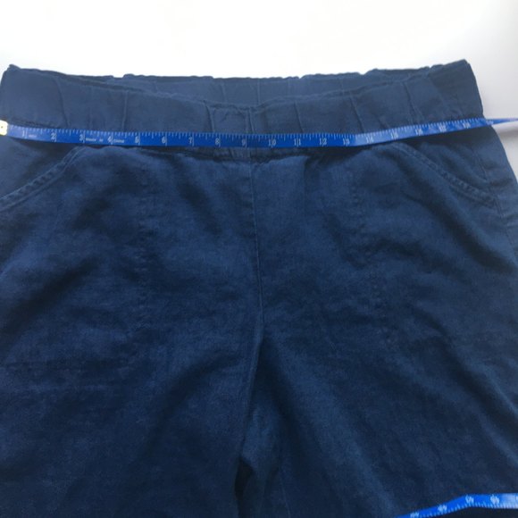 Pure Jill linen cropped pant, sz L - Picture 10 of 10